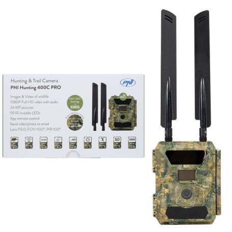 PNI FullHd vadkamera, GPS-szel, 4G LTE modullal (PNI-HU400PRO)