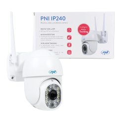   PNI 2.0Mp-es, FullHd, mini, IP robotkamera dupla WiFi-vel, microSd foglalattal, mozgás követéssel (PNI-IP240)