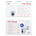 PNI 4.0Mp-es, SuperHd, mini, IP robotkamera dupla WiFi-vel, microSd foglalattal, mozgás követéssel (PNI-IP440)