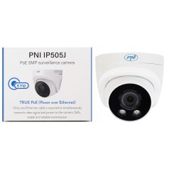   PNI 5.0Mp-es POE IP dóm kamera, LED fény + Infra (PNI-IP505J)