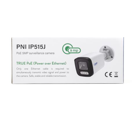  PNI 5.0Mp-es POE IP kamera, LED fény + Infra (PNI-IP515J)