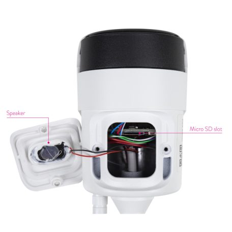 PNI FullHd, WiFi-s, IP csőkamera, mikrofonnal és hangszóróval (PNI-IP52LR)