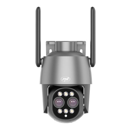 PNI 4.0Mp-es, dupla lencsés, IP robotkamera dupla WiFi-vel, microSd foglalattal, mozgás követéssel (PNI-IP574)