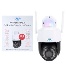   PNI 5.0Mp-es, 20x optikai zoom, PTZ, IP robotkamera WiFi-vel, microSd foglalattal (PNI-IP575)