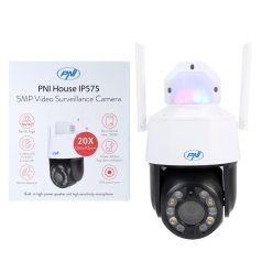   PNI 5.0Mp-es, 20x optikai zoom, PTZ, IP robotkamera WiFi-vel, microSd foglalattal (PNI-IP575)