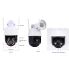 PNI 5.0Mp-es, 20x optikai zoom, PTZ, IP robotkamera WiFi-vel, microSd foglalattal (PNI-IP575)