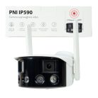 PNI 4.0Mp-es, SuperHd, IP 180 fokos csőkamera, dupla WiFi-vel, microSd foglalattal, mozgás követéssel (PNI-IP590)
