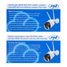 PNI FullHd, dupla WiFi-s, IP csőkamera, mikrofonnal és hangszóróval (PNI-IP649)