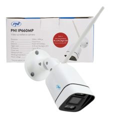   PNI 3.0Mp-es SuperHd, WiFi, IP csőkamera beépített Infra és fehér leddel (PNI-IP660MP)