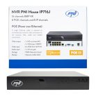 PNI Ip POE rögzítő, NVR, max. 16db 4K felbontású ip kamerához (PNI-IP716J)