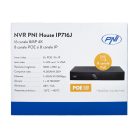 PNI Ip POE rögzítő, NVR, max. 16db 4K felbontású ip kamerához (PNI-IP716J)