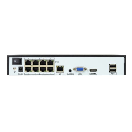 PNI Ip POE rögzítő, NVR, max. 16db 4K felbontású ip kamerához (PNI-IP716J)