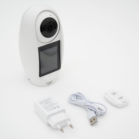 PNI 3.0Mp-es, kijelzős WiFi beltéri IP kamera, babafigyelő funkcióval, bluetooth mikrofonnal (PNI-IP733)