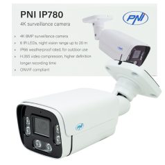  PNI 8.0Mp-es, 4K IP kamera, LED fény + Infra (PNI-IP780)