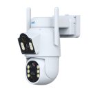 PNI dupla lencsés forgatható FullHd napelemes WiFi kamera mikrofonnal (PNI-IP792)