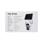 PNI dupla lencsés forgatható FullHd napelemes WiFi kamera mikrofonnal (PNI-IP794)