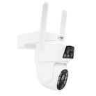 PNI dupla lencsés forgatható FullHd napelemes WiFi kamera mikrofonnal (PNI-IP794)