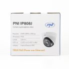  PNI 8.0Mp-es, 4K POE IP dóm kamera, LED fény + Infra (PNI-IP808J)