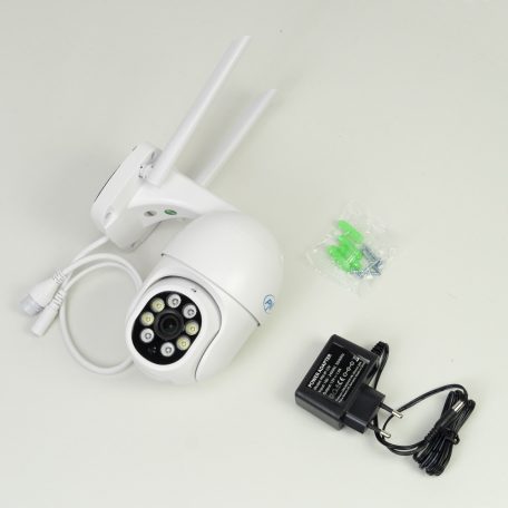 PNI 8.0Mp-es 4K, mini, IP robotkamera dupla WiFi-vel, microSd foglalattal, mozgás követéssel (PNI-IP840)