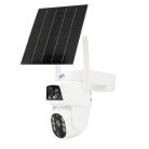 PNI dupla lencsés SIM kártyás forgatható FullHd napelemes 4G kamera mikrofonnal (PNI-IP894)