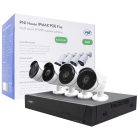PNI 4 kamerás SuperHd, IP POE kamerarendszer, arcmentés funkcióval, mikrofonokkal (PNI-IPMAX5)