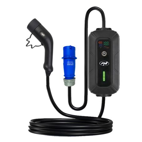 PNI Type2 elektromos autó töltő, 32A, 7.4 Kw telljesítmény, ajándék táskával (PNI-KW7)