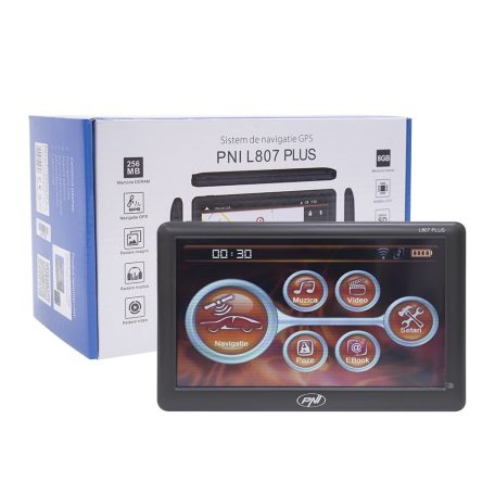 PNI 7" Multimédiás GPS navigáció FM transmitterrel (PNI-L807-PLUS)