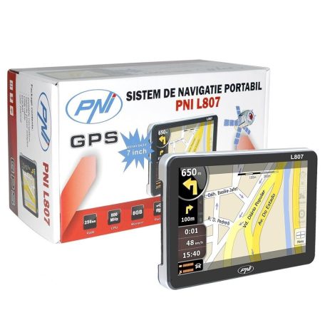 PNI 7" Multimédiás GPS navigáció FM transmitterrel (PNI-L807)