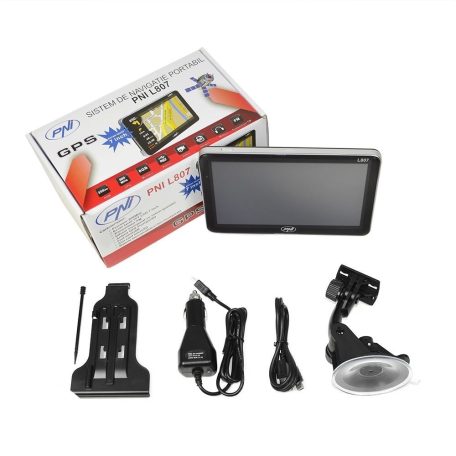 PNI 7" Multimédiás GPS navigáció FM transmitterrel (PNI-L807)