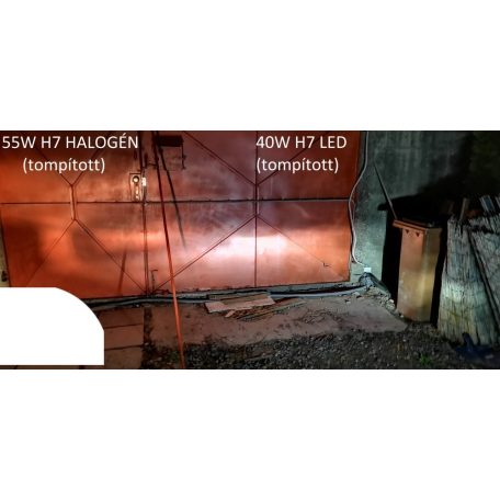 PNI Autós LED fényszóró izzó, H7 PH, 6000K, 8000LM, 2db (PNI-LEDH7-P60K)