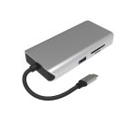 PNI 9az1-ben USB-C adapter/HUB - HDMI, 4 x USB 3.0, SD / TF, RJ45, USB-C PD (PNI-MP90)