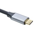 PNI 9az1-ben USB-C adapter/HUB - HDMI, 4 x USB 3.0, SD / TF, RJ45, USB-C PD (PNI-MP90)