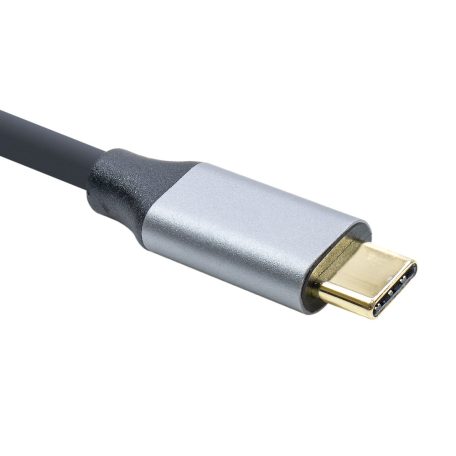 PNI 9az1-ben USB-C adapter/HUB - HDMI, 4 x USB 3.0, SD / TF, RJ45, USB-C PD (PNI-MP90)
