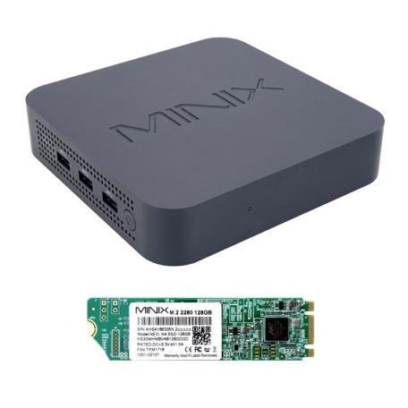 Minix mini PC és médialejátszó, USB, 4GB RAM, 128GB (PNI-N42C-SSD)