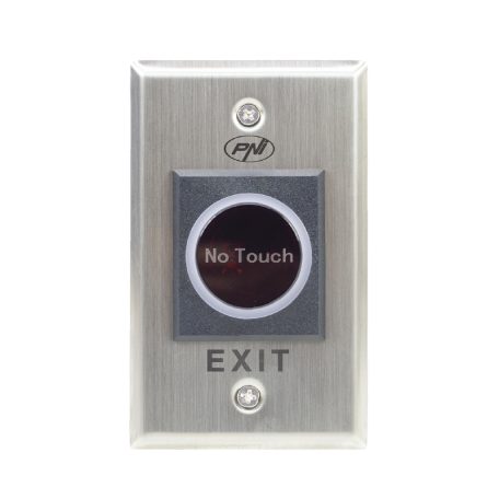 PNI Fém fali süllyesztett nyitógomb, kilépőgomb, NO/NC/COM (PNI-PB103)