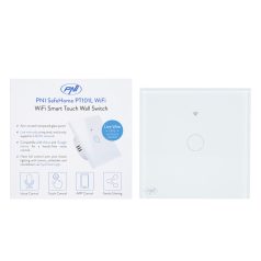   PNI WiFi-s, érintős villanykapcsoló, 1-es, nullkábel nélküli csatlkozás (PNI-PT101L)