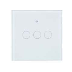   PNI WiFi-s, érintős villanykapcsoló, 3-as, nullkábel nélküli csatlkozás (PNI-PT303L)