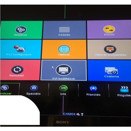 PNI 4 kamerás FullHd, AHD kamerarendszer (PNI-PTZ1200)