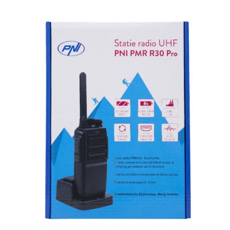 PNI 2db-os UHF rádió adó/készlet, akkumulátorral, 10km hatótáv (PNI-R30-PRO2)