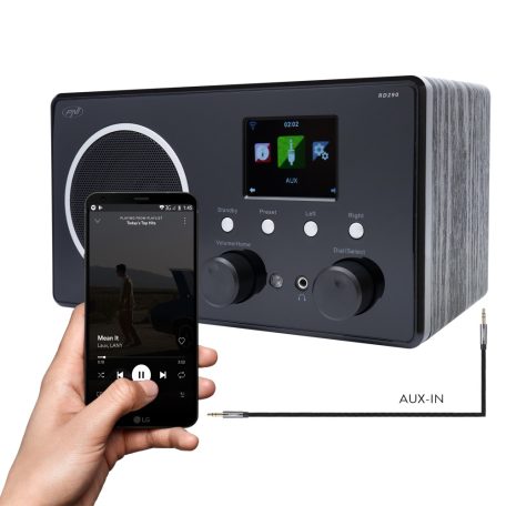 PNI Fa burkolatú, FM/DAB Internetes WiFi rádió, színes kijelzővel (PNI-RD290)