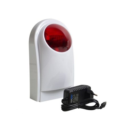 PNI Vezeték nélküli kültéri fény és hangjelző sziréna 433MHz (PNI-S004)