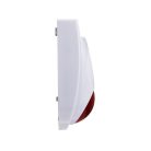 PNI Vezeték nélküli, univerzális kültéri fény és hangjelző sziréna PNI központokhoz (PNI-S007)