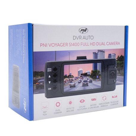 PNI Dupla kamerás, FullHD menetrögzítő (PNI-S1400)
