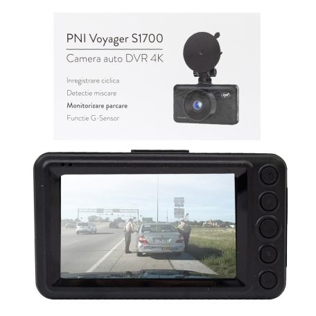 PNI 4K felbontású menetrögzítő, 12/24V (PNI-S1700)