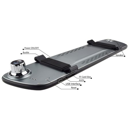 PNI Visszapillantó tükörbe épített, érintős tolató és eseményrögzítő kamera (PNI-S2000)