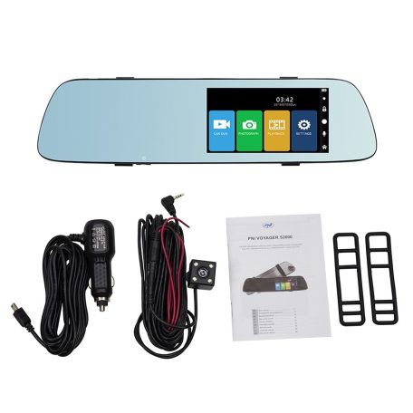 PNI Visszapillantó tükörbe épített, érintős tolató és eseményrögzítő kamera (PNI-S2000)