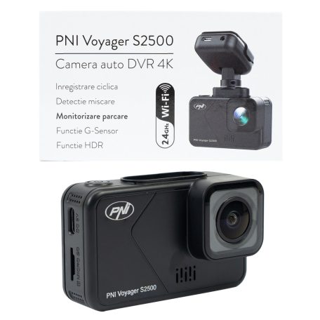 PNI 4K felbontású WiFi-s menetrögzítő, 12/24V (PNI-S2500)