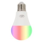 PNI WiFi-s LED izzó, 7W, E27, 2700-6500K+RGB változtatható színhőmérséklet és szín (PNI-SB7RGB)