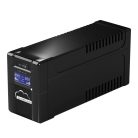 SilverCloud Szünetmentes tápegység LCD kijelzővel 650VA/390W (PNI-SCPC600VA)