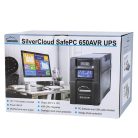 SilverCloud Szünetmentes tápegység LCD kijelzővel 650VA/390W (PNI-SCPC600VA)